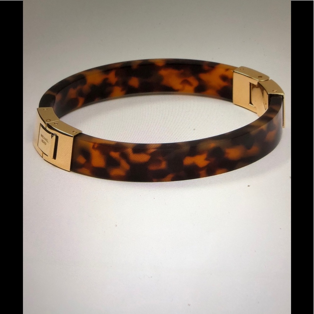 Michael Kors Tortoise Hinge Bangle Bracelet